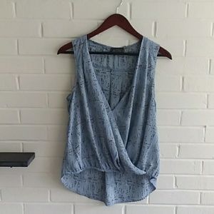 Astr light blue blouse